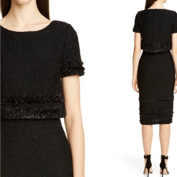 ST. JOHN NWT! Caviar Dress - Picture 3 of 11